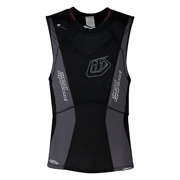 Troy Lee Designs Gilet Beskyttelse 3900 Ultra Protective Sort XL