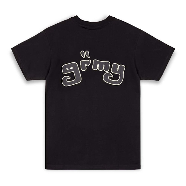 Grimey Kortærmet T-shirt Tusker Temple Regular Sort L Mand