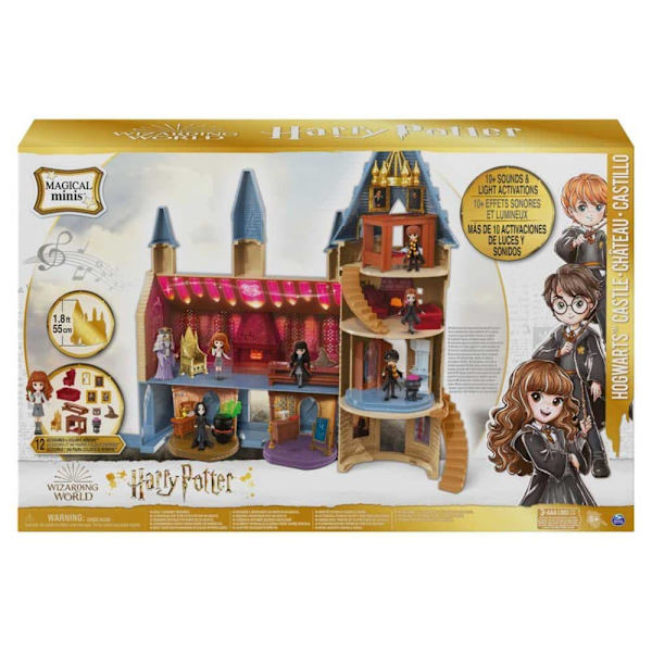 Harry Potter Linna Magical Minis Hogwarts Monivärinen