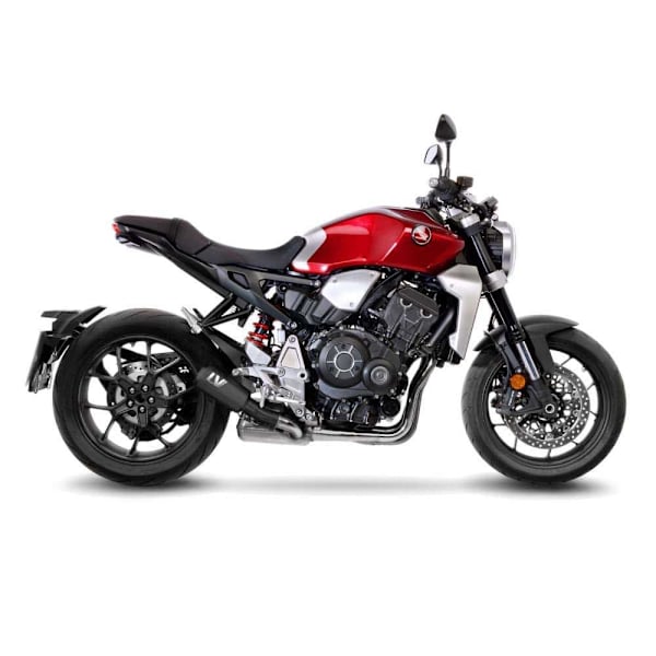 Leovince Homologerad Ljuddämpare I Rostfritt Stål Lv-10 Full Black Honda Cb 1000 R Neo Sports Café 18-22 Ref:15222fb Silver