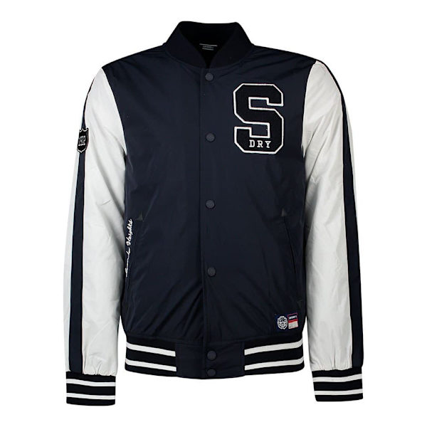 Superdry Bomberjacka Collegiate Vit,Blå 2XL Man