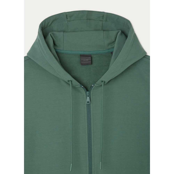 Hackett Essential Sweatshirt Med Lynlås Grøn M Mand