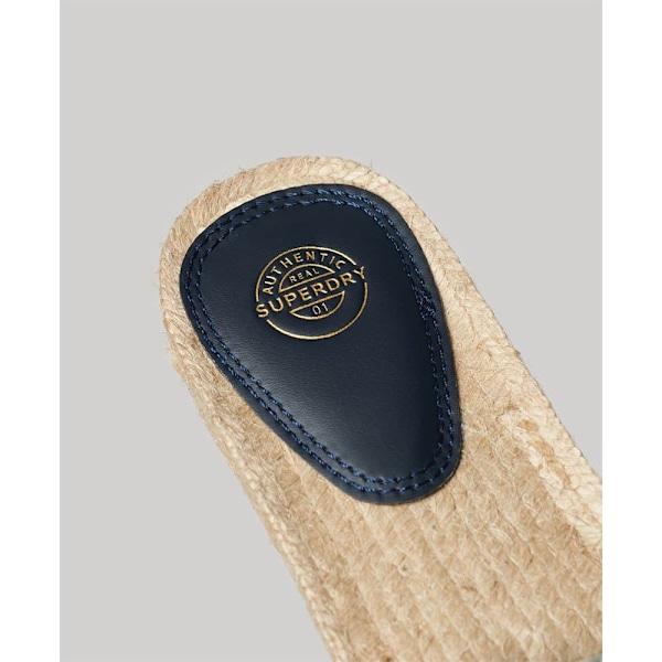 Superdry Canv Overlay Espadriller Blå EU 38 Kvinna