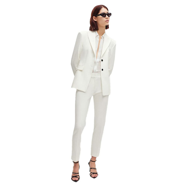 Hugo Asmalla Blazer Hvid 38 Kvinde