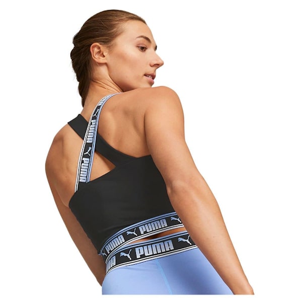 Puma Sports Top Strong Fa Blå,Sort XS Kvinde