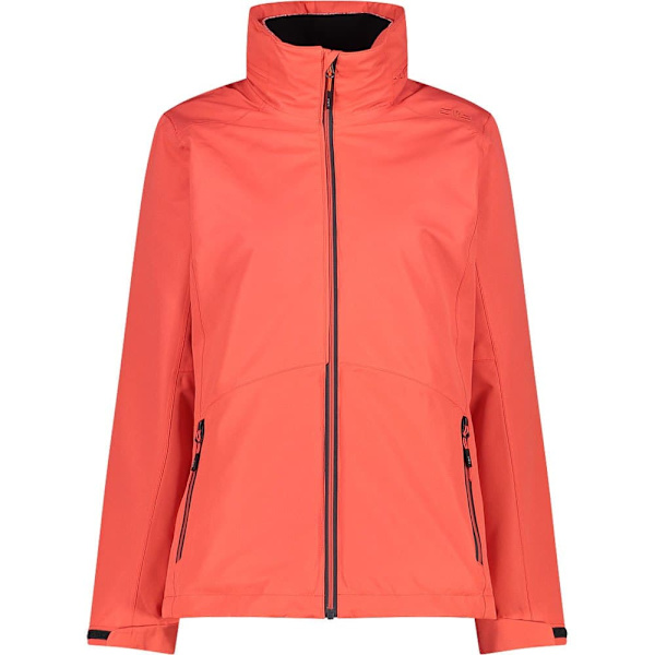 Cmp Jakke Zip Hood Detachable Inner 32z1436d Orange S Kvinde