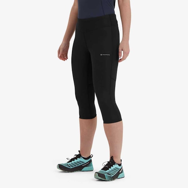 Montane Sstream 3/4 Leggings Sort XS Kvinde