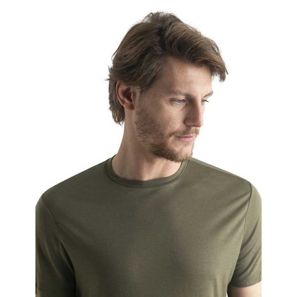 Icebreaker Merino Core T-shirt Med Korte ærmer Grøn XL Mand