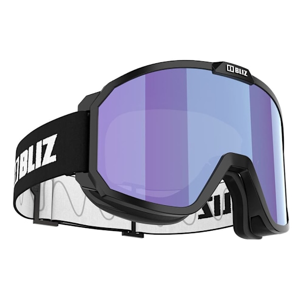 Bliz Rave Jr Skibriller Sort Light Orange w Blue Multi/CAT1