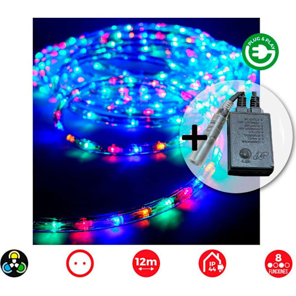 Edm Rgb-sarja Flexiled 12 M Monivärinen