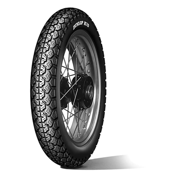 Dunlop Dæk S/t K70 M/c 54p Tt Sort 3.25 / R19