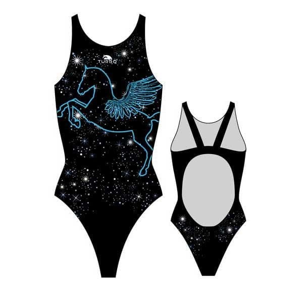 Turbo Badedragt Pegasus Pro Resist Sort 2XL Kvinde