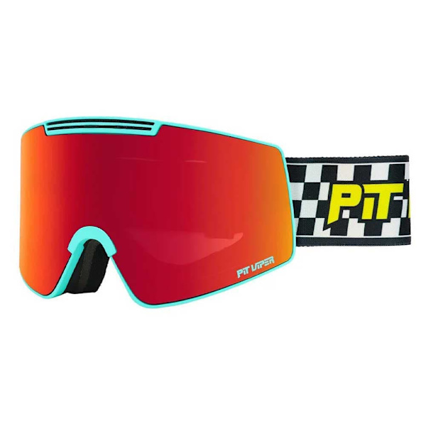 Pit Viper The Snowmachine Proform Skidglasögon Orange Red Revo/CAT3+CAT1