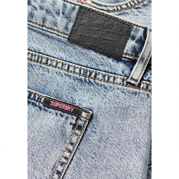 Superdry W7210317a Kort Kjol Blå 30 Kvinna