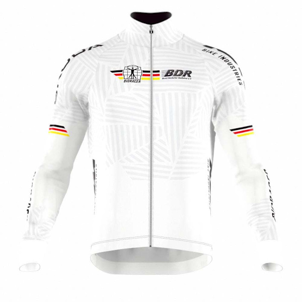 Bioracer Pitkähihainen Jersey Belgium Icon Tempest Termal Valkoinen S Mies