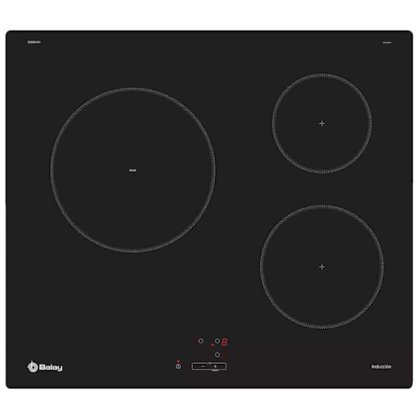 Balay 3eb864en Induktionskomfur 60 Cm 3 Blus Sort Sort