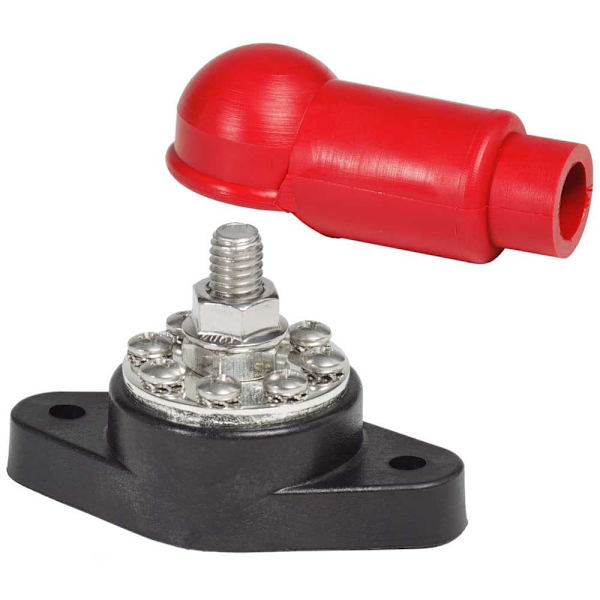 Blue Sea Systems Powerpost Plus Cable Connector 5/16´´ Sort