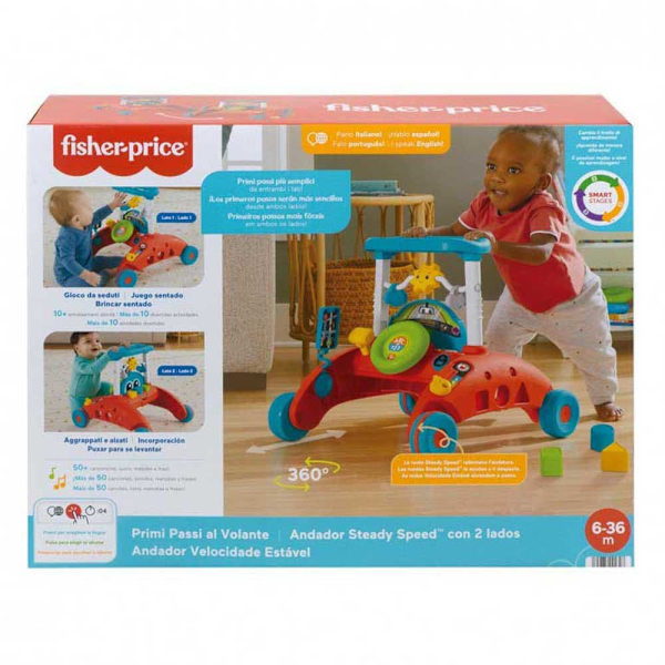 Fisher Price Andor Fisher-price 2 Ansikten Bil Flerfärgad
