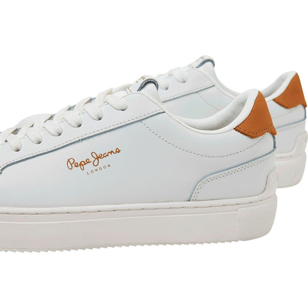 Pepe Jeans Lave Trænere Adams Basic Hvid EU 41 Kvinde