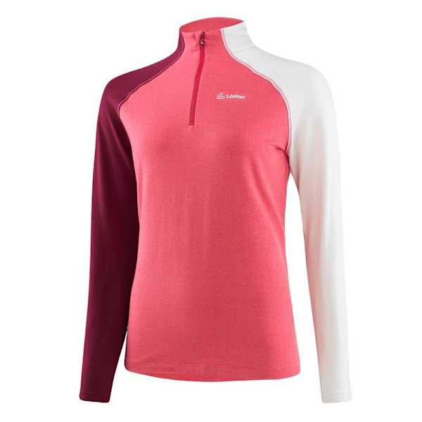 Loeffler Långärmad Basskikt Coblo Transtex Rosa XL Kvinna