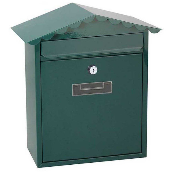 Edm Perinteinen Postilaatikko With 2 Keys 260x90x355 Mm Vihreä