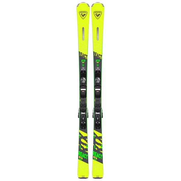 Rossignol React Rtx Xpress+xpress 10 Gw Alpint Skidpaket Gul 170