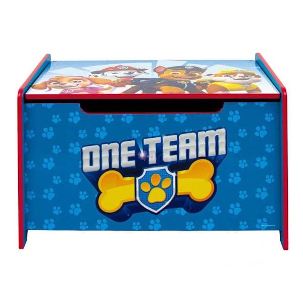 Paw Patrol Legetøjsstativ I Træ Transparent