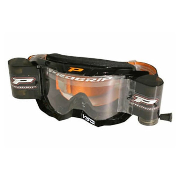 Progrip Vista Mx America Offroad-briller Med Roll-off-system Sort Clear