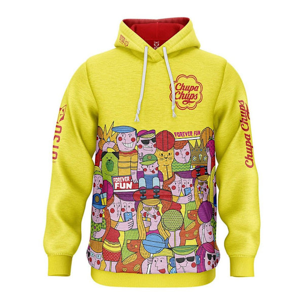 Otso Huppari Chupa Chups Forever Fun Keltainen XL Mies