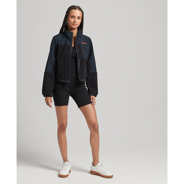 Superdry Jacka Code Hybrid Trekker Svart XL Kvinna