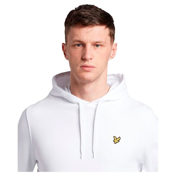 Lyle & Scott Ml416vog Tröja Med Huva Vit XL Man