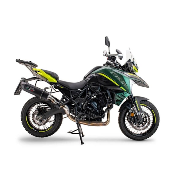 Gpr Exhaust Systems Furore Evo4 Nero Benelli Trk 702 X 2023-2024 E5 Oval Homologoitu Slip On äänenvaimennin Hopeinen Homologated