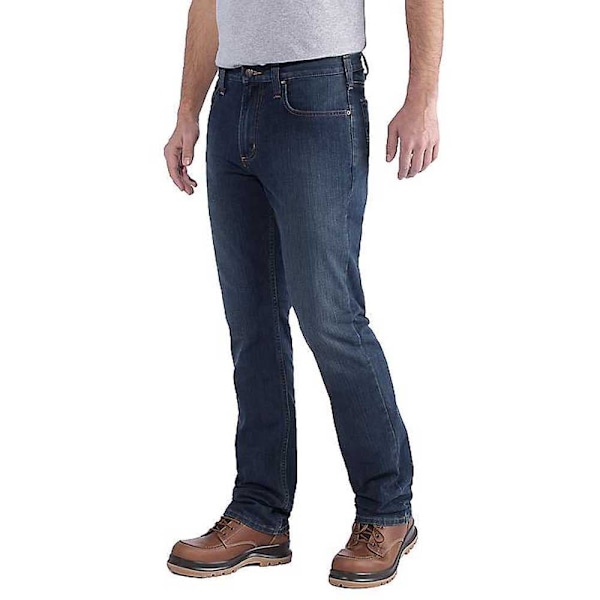 Carhartt Lige Tilspidsede Jeans Rugged Flex Blå 36 / 32
