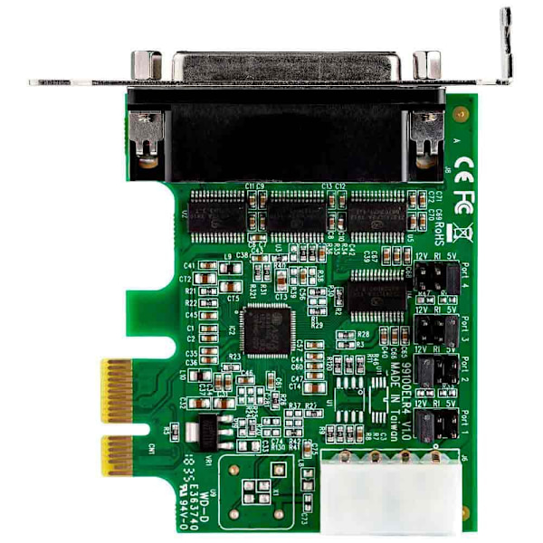 Startech Pcie 4 Port Rs232 Flerfärgad