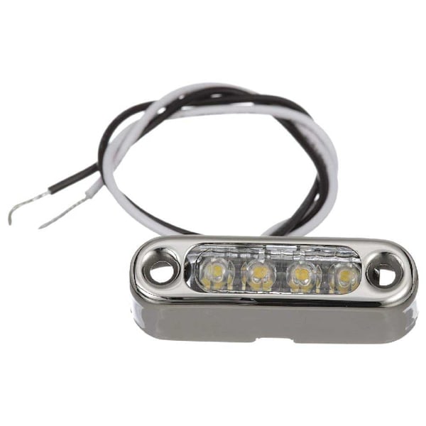 Attwood Kevyt Pystysuora Kiinnitys Led Micro Hopeinen