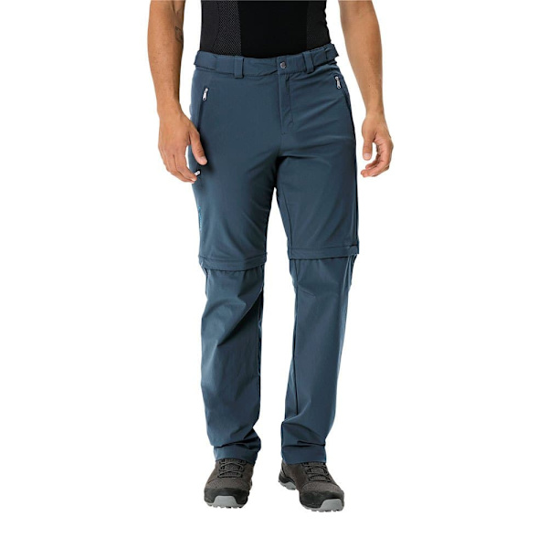 Vaude Byxor Farley Stretch T-zip Iii Blå 48 / Short Man