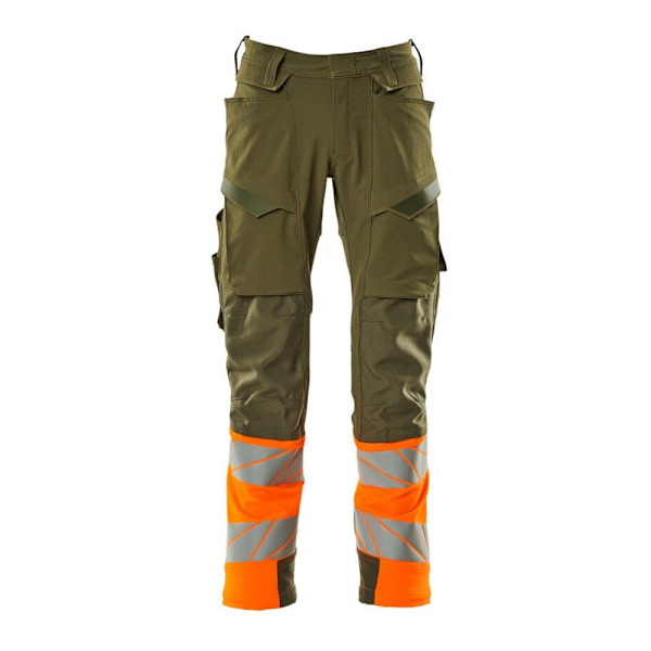 Mascot Stora Byxor Med Knäskyddsfickor Accelerate Safe 19179 Grönt 66 / 32