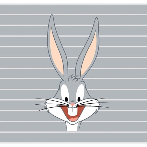 Play Fabrics Dynetæppe Med Knapper Bugs Bunny Til 80 Seng 140x200 Cm