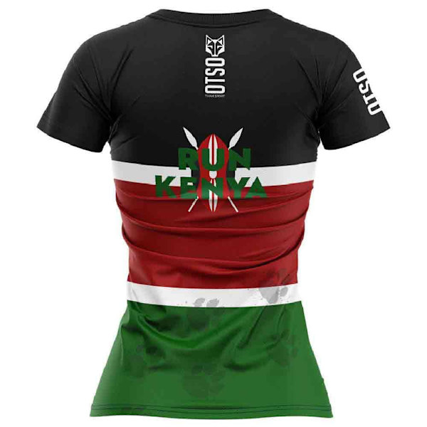 Otso Run Kenya Short Sleeve T-shirt Flerfärgad M Kvinna