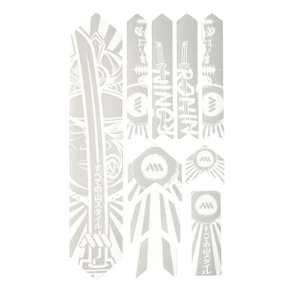 All Mountain Style Frame Guard Extra Stickers Honeycomb Hvid,Sort
