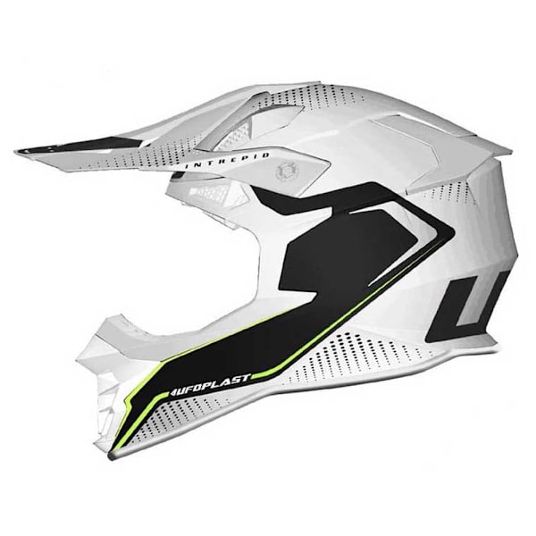 Ufo Motocross Hjelm Intrepid Hvid XS