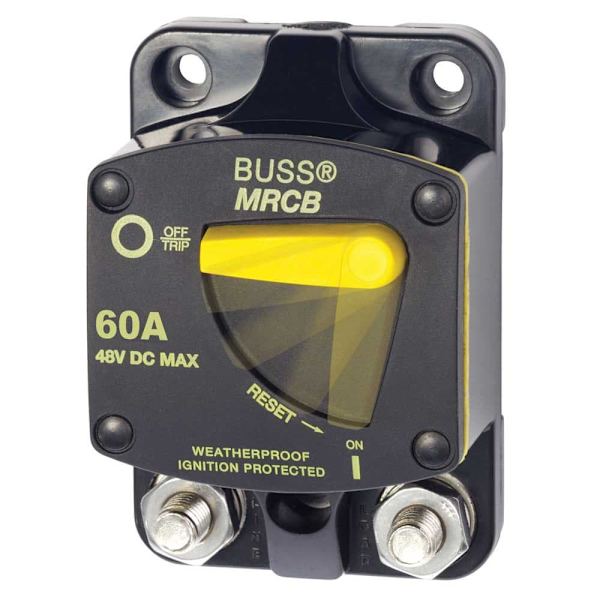 Blue Sea Systems Thermal Circuit Breaker 60a Sort