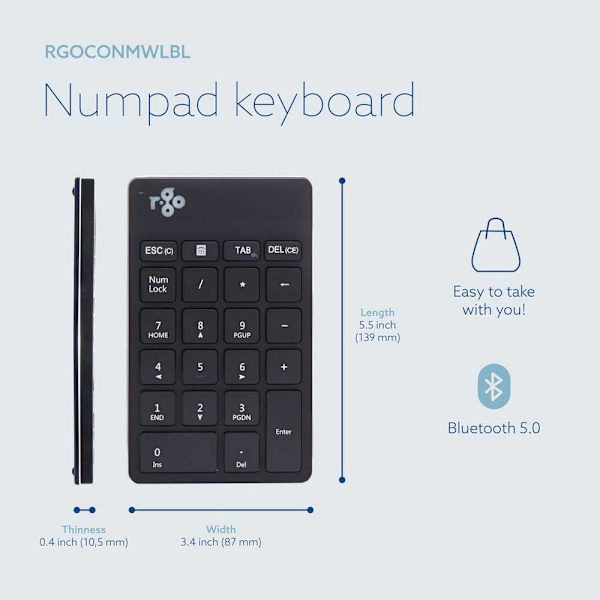 R-go Tools Mwdbl Numeriskt Tangentbord