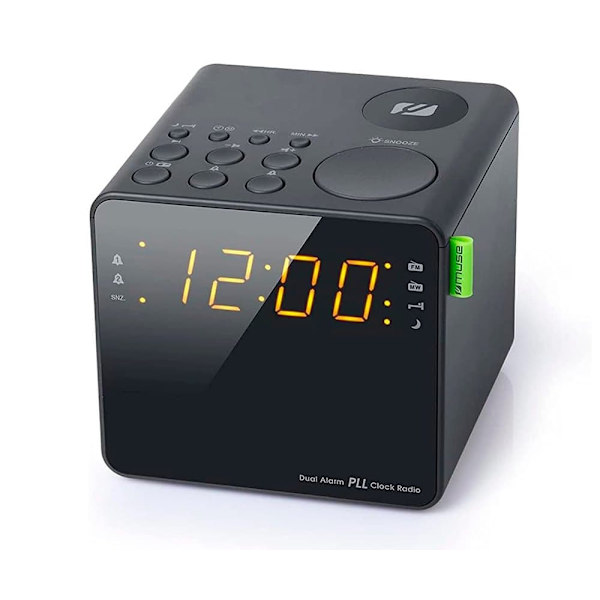 Muse M-187 Cr Vækkeur Sort