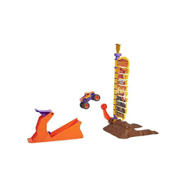 Spin Master Spor Launcher Crazy Bull Big Air Challenge With Vehicle Included