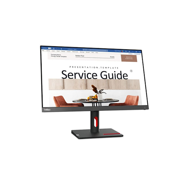 Lenovo Thinkvision S24i-30 23.8´´ 4k Ips Wled Skærm 100hz  One Size / EU Plug Sort