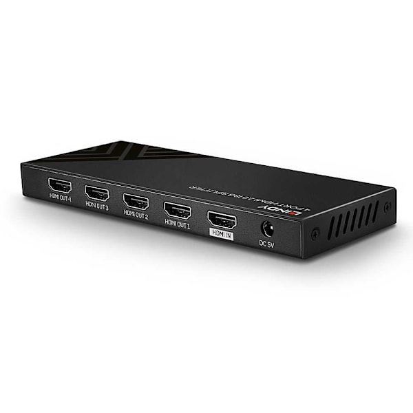 Lindy Port Splitter Hdmi 2.0 4 Svart