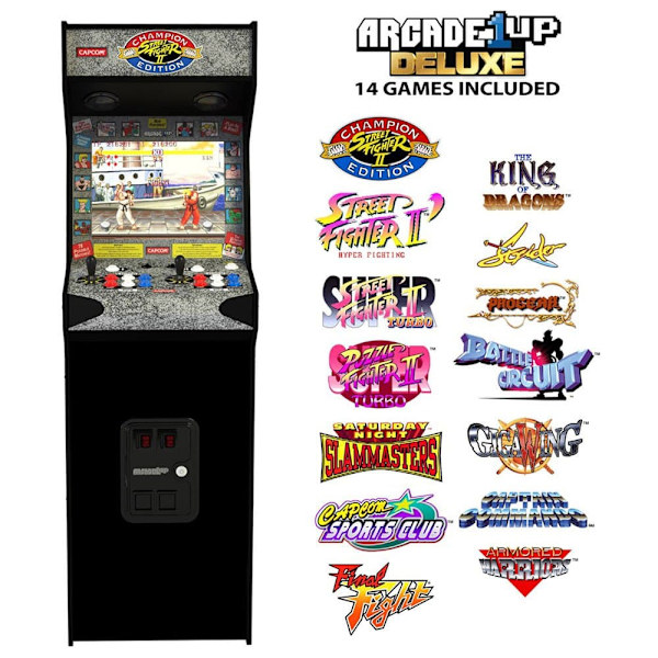 Arcade1up Arcade Maskine Steet Fighter Deluxe