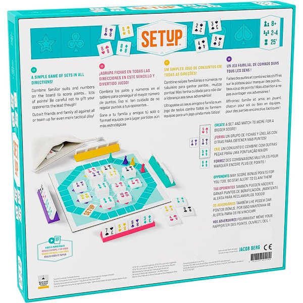 Asmodee Brädspel Setup Guld
