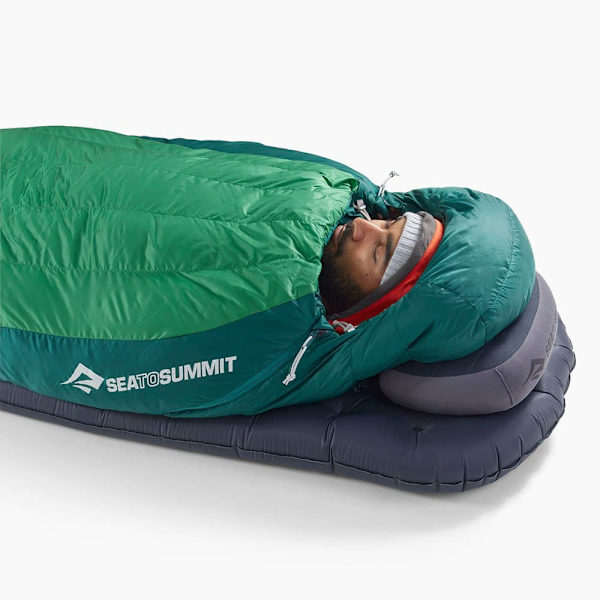 Sea To Summit Sovepose Opstigning-1°c Grøn Regular / Left Zipper